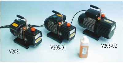 Вакуумные насосы V205 с вакуумным регулятором и вакуумметром